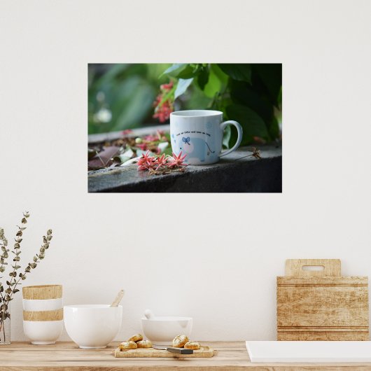 Hou van me klein en hou van me lang poster (Keuken)