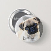 hou van me - schattige muzikanten ronde button 5,7 cm (Voorkant /achterkant)