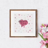 Hou van me tot de dag dat ik sterf. perfect poster