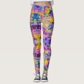 Hou van me wat Abstracte Leggings (Voorkant)