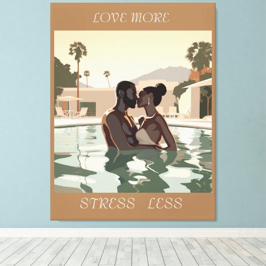 HOU VAN MEER DESIGN #1 CANVAS AFDRUK (Insitu (Houten vloer))