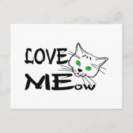 Hou van meow briefkaart