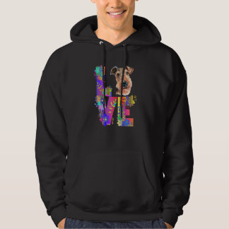 Hou van mijn Airedale Terrier Hondenras Hoodie