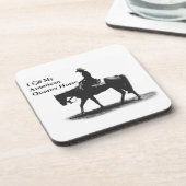 Hou van mijn American Quarter Horse onderzetter (Linkerzijde)