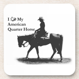 Hou van mijn American Quarter Horse onderzetter