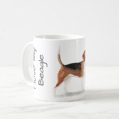Hou van mijn Beagle Koffiemok (Voorkant links)