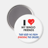 Hou van mijn Bingo Friends! Magneet (Voorkant / Achterkant)