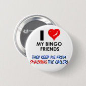 Hou van mijn Bingo Friends! Ronde Button 5,7 Cm (Voorkant /achterkant)