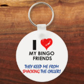 Hou van mijn Bingo Friends! Sleutelhanger (Voorkant)