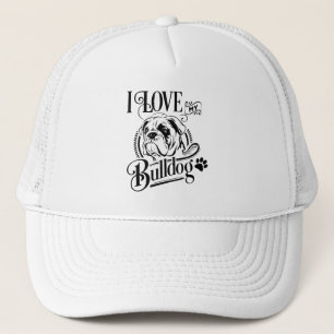 Hou van Mijn Bulldog Puppy Hond Mooie Engelse Bull Trucker Pet