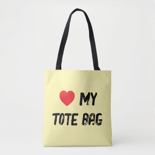 Hou van mijn Canvas tas (Voorkant)