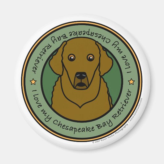 Hou van mijn Chesapeake Magneet (Voorkant)
