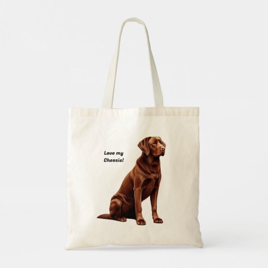 Hou van mijn Chessie! Tote Bag (Achterkant)