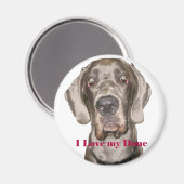 Hou van mijn Deen Magneet (Voorkant / Achterkant)