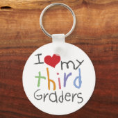 Hou van mijn derde klas sleutelhanger (Voorkant)