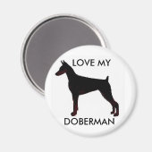 HOU VAN MIJN DOBERMAN MAGNEET (Voorkant / Achterkant)