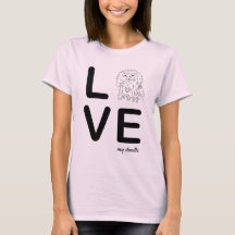 Hou van mijn Doodle T-shirt