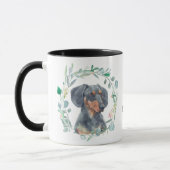 Hou van mijn Doxie Wreath Coffee Mok (Links)