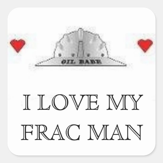 HOU VAN MIJN FRAC MAN VIERKANTE STICKER (Voorkant)