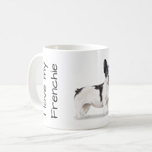 Hou van mijn Frenchie Koffiemok (Voorkant links)