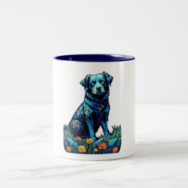 Hou van mijn HOND Tweekleurige Koffiemok