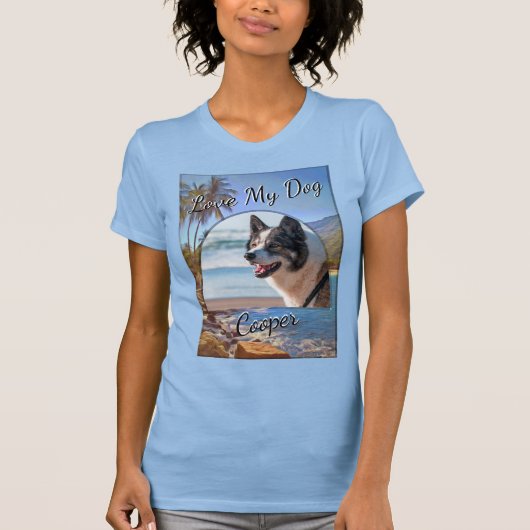 Hou van mijn hond Yelapa Beach 761 T-shirt (Voorkant)