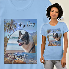 Hou van mijn hond Yelapa Beach 761 T-shirt