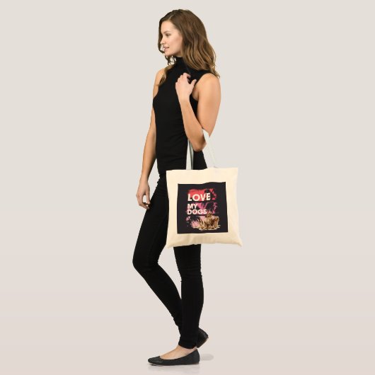 HOU VAN MIJN HONDEN TOTE BAG (Voorkant (model))
