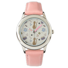 Hou van mijn kat Kind Horloge