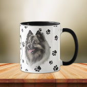 Hou van mijn Keeshond hond Pawprint Mok