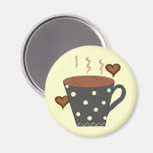 Hou van mijn koffie... magneet (Voorkant / Achterkant)