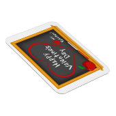 Hou van mijn leraar! Fijne Valentijn dag Magneet (Rechterzijde)