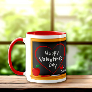 Hou van mijn leraar! Fijne Valentijnsdag! Mok