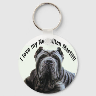 hou van mijn Neopolitan Mastiff-sleutelhanger Sleutelhanger