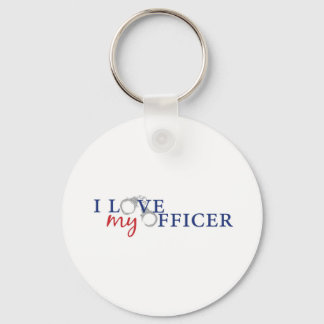 hou van mijn officieren sleutelhanger