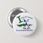 Hou van mijn peeps-fokkers ronde button 5,7 cm (Voorkant /achterkant)