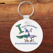 Hou van mijn peeps-fokkers sleutelhanger (Voorkant)