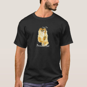 Hou van mijn Perzische kat voor katachtige dierenl T-shirt