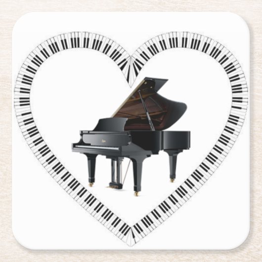 Hou van mijn piano onderzetters (Voorkant)