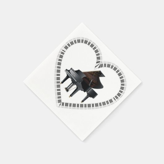 Hou van mijn piano servetten (Hoek)
