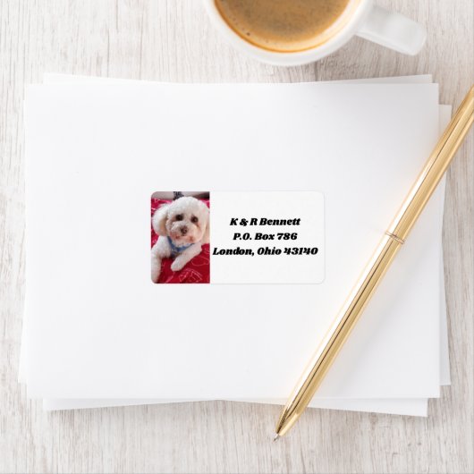 Hou van mijn poedel Adresetiketten Etiket (Insitu)