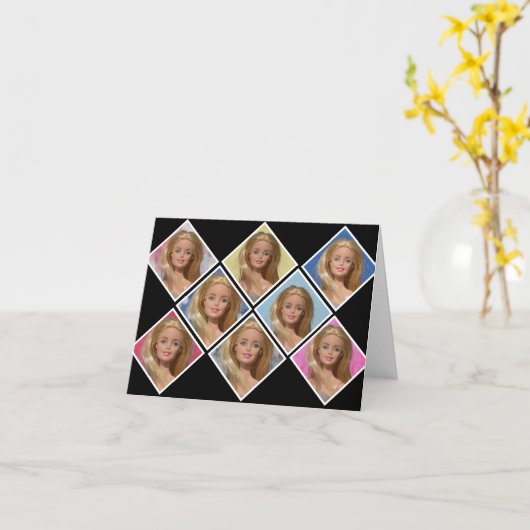 Hou van mijn poppen kaart (Gele Bloem)