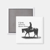 Hou van mijn Quarter Paard magneet (Voorkant / Achterkant)