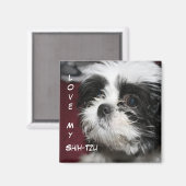 Hou van mijn Shih-Tzu Magneet (Voorkant / Achterkant)