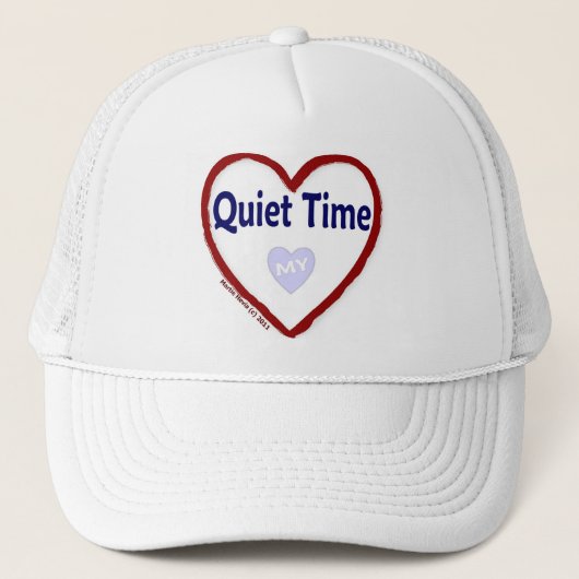 Hou van mijn stille tijd trucker pet (Voorkant)