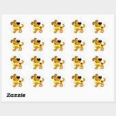 Hou van mijn traktaties! ronde sticker (Vel)