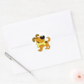 Hou van mijn traktaties! ronde sticker (Envelop)