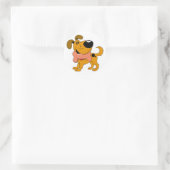 Hou van mijn traktaties! ronde sticker (Tas)