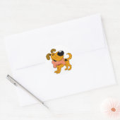 Hou van mijn traktaties! ronde sticker (Envelop)