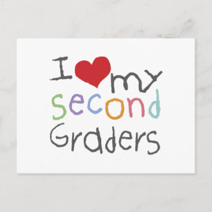Hou van mijn tweede klas briefkaart